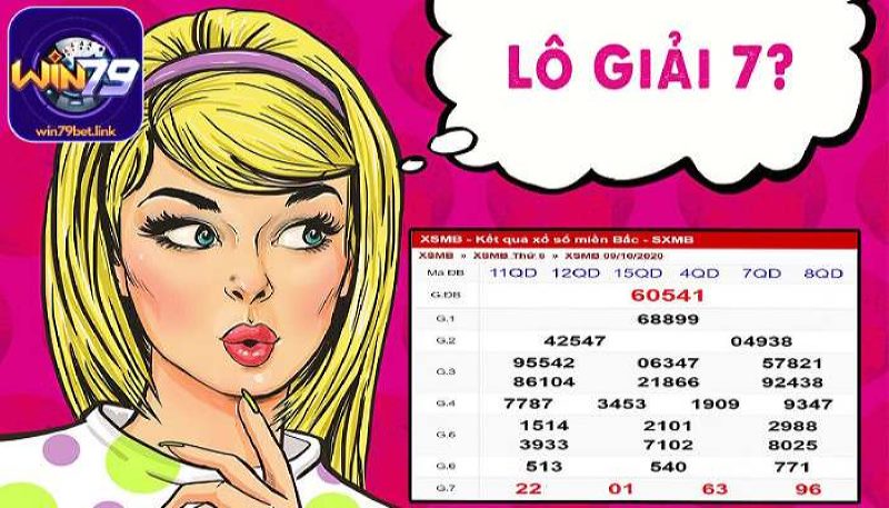 Bắt lô giải 7 được nhiều người chơi yêu thích áp dụng khi soi cầu xổ số