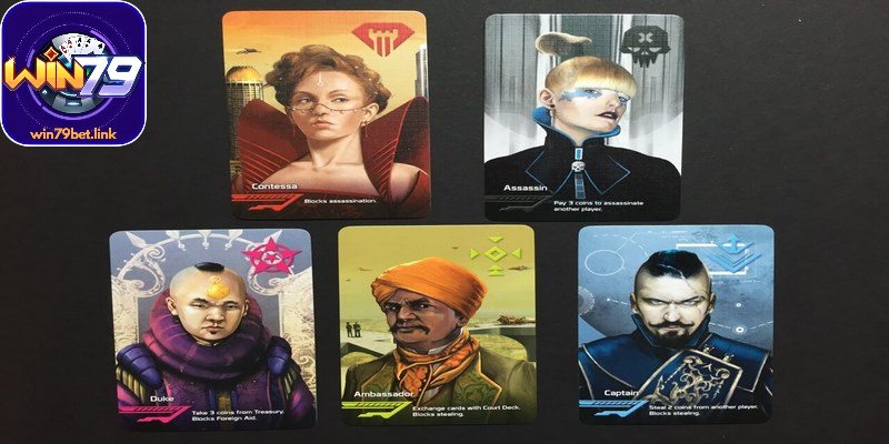 Bài Coup có 5 tuyến nhân vật khác nhau